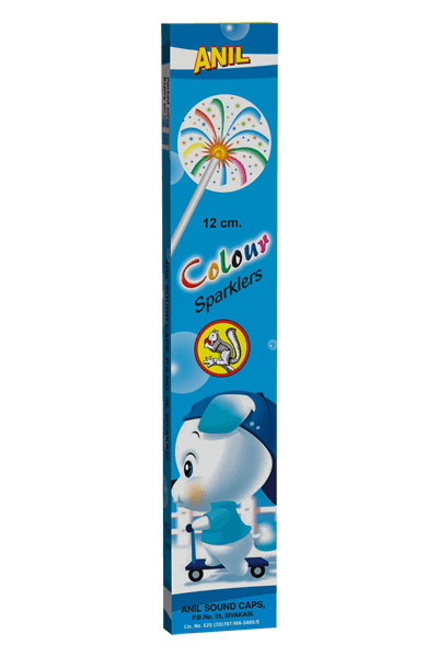 12 CM. DELUXE COLOUR SPARKLERS